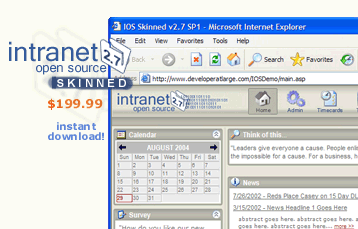 intranet open sournce SKINNED 2.7, $199.99 - instant download.